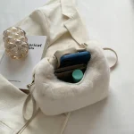 sac bandoulière confortable en peluche