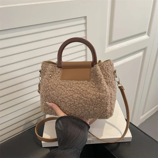 sac à main Fluffy de mode casual