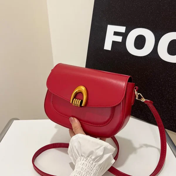 Petit Sac Bandoulière Rouge rétro