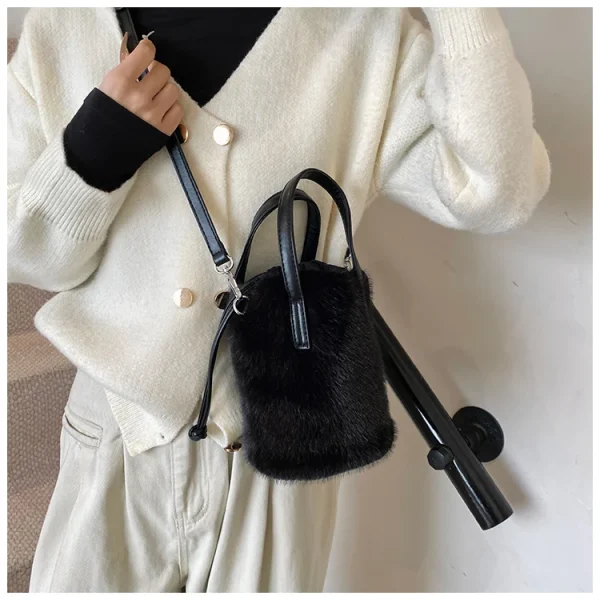 sac à main en peluche douce