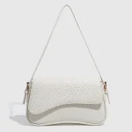 sac rouge effet crocodile pour femme