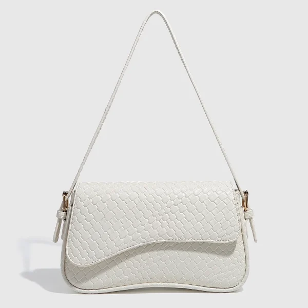 sac rouge effet crocodile pour femme