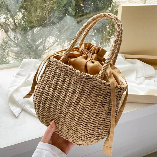 sac cabas tendance en paille