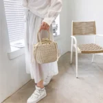 sac de plage en paille pour femmes