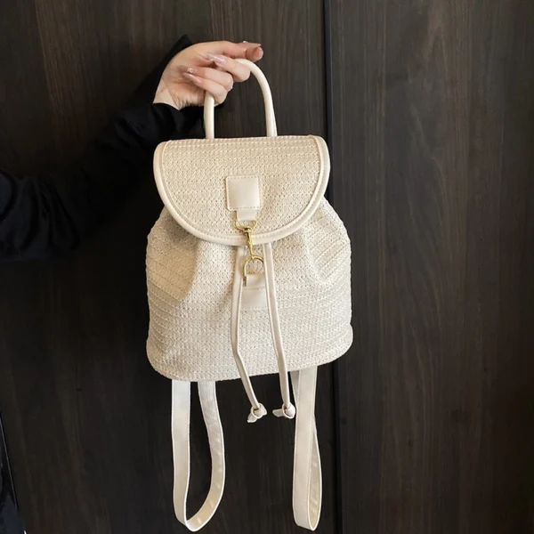 sac en paille style bohème chic