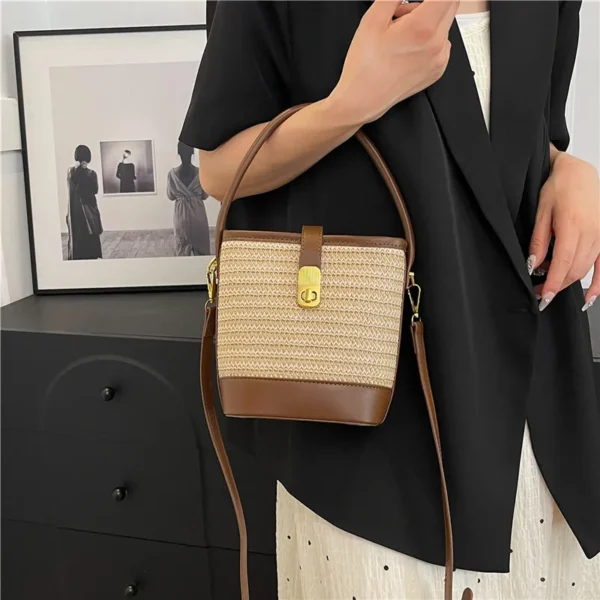 sac beach bag en paille trendy