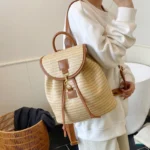 sac à dos en paille pour vacance