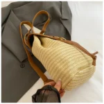 sac chic et décontracté en paille