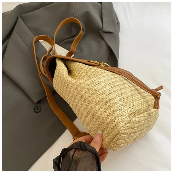 sac chic et décontracté en paille