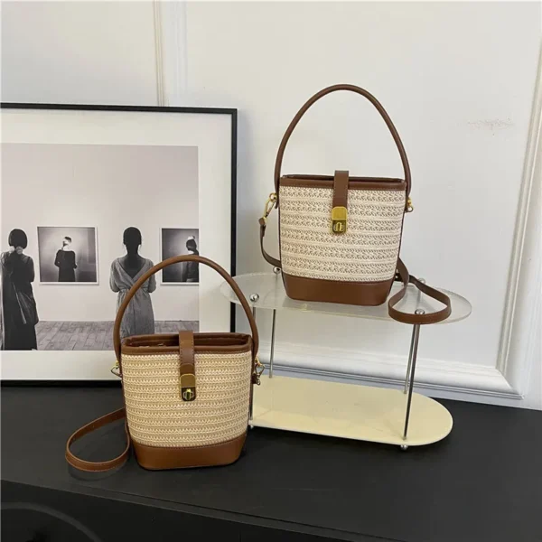 sac en paille stylé pour vacances