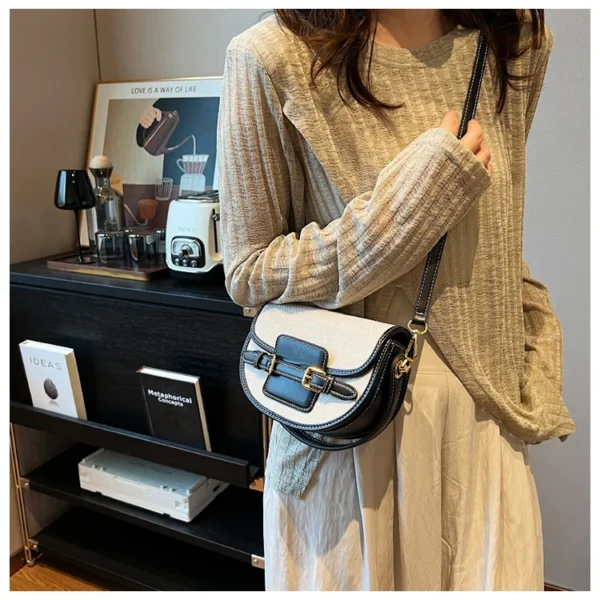 sac à bandoulière féminin en cuir