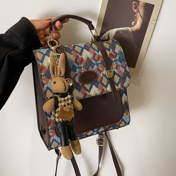 sac à dos vintage de luxe style britannique