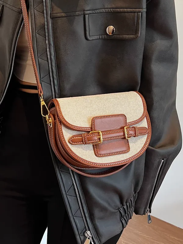 sac à main en cuir style vintage