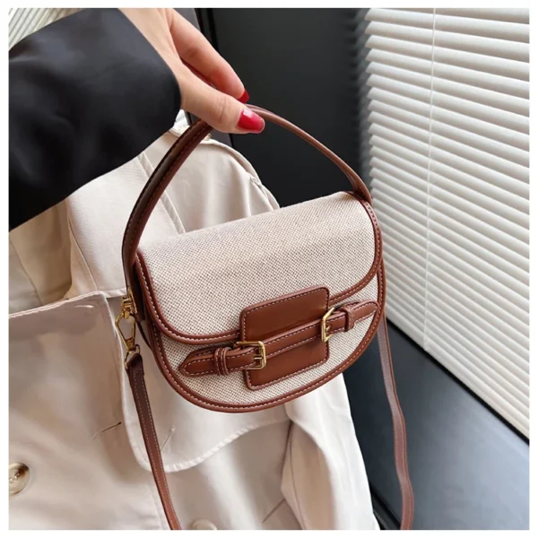 mini sac à main élégant en cuir