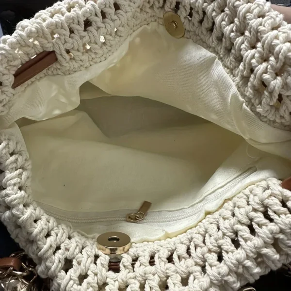 sac de mode d'été en beige pour femme