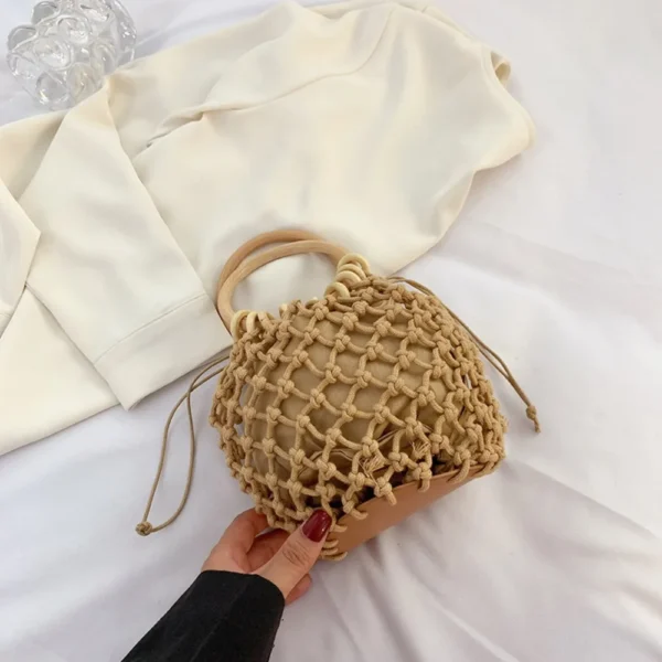 sac de plage en osier pour un style décontracté