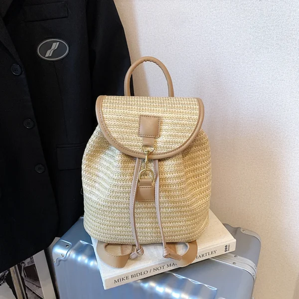 sac d'été bohème en paille chic