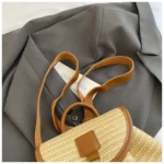 sac à dos écologique en paille tressée