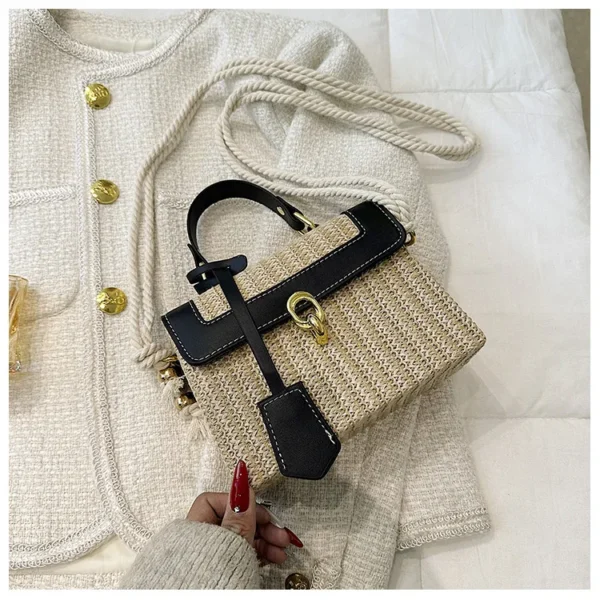 sac chic tissé pour sorties