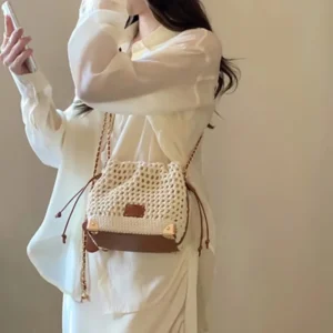 sac bandoulière tendance été en maille
