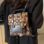 sac à dos élégant à motif britannique