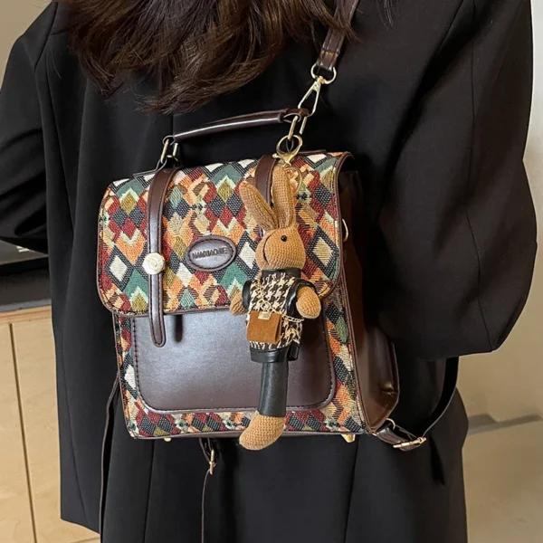 sac à dos élégant à motif britannique