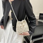 sac à dos d'été en paille tissée