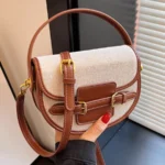 petit sac à main rétro en cuir