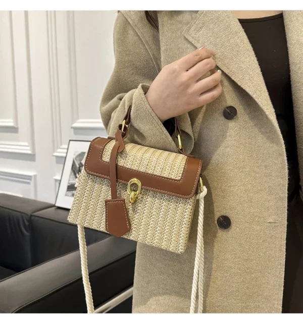 sac à main élégant en tissage