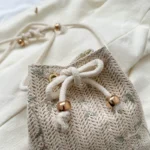 sac de plage en paille résistant