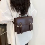 sac à dos en cuir avec rembourrage