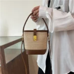 sac en paille d'été pour la baignade